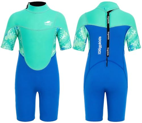 Gogokids Kinder Neoprenanzug Shorty 2,5mm Wetsuit für Jungen & Mädchen