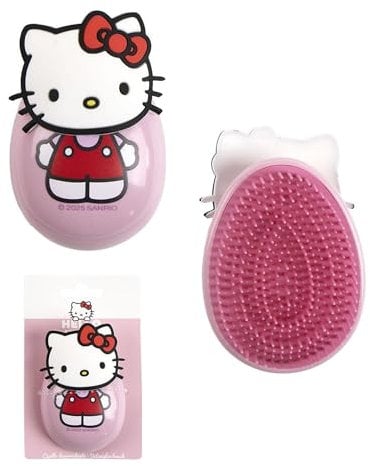 CERDÁ LIFE'S LITTLE MOMENTS | Cepillos Desenredantes Hello Kitty – Suaves y Eficientes | Cuidado Estilizado para Todo Tipo de Cabello