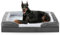 Pawk Orthopädisches Hundebett Grosse Hunde, Memory Foam Hundekorb XXL, Hundebetten Waschbar, Abnehmbarem rutschfest Hundesofa, 122x89x17cm