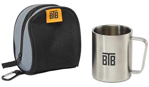 The Better Cuppa - Travel Mug & Carry Case/Bag | Strong Stainless Steel Corrosion Proof Mug 300ml