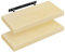 WOLTU Wandregal 2er Wandboard Bücherregal Regale für Deko Wandablagen aus MDF Holz,Hängeregal Gelb Eiche, 50x22.9x3.8 cm RG9368kei-2