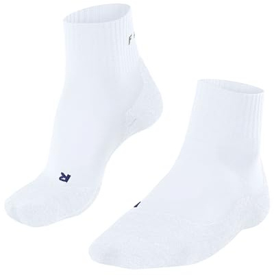 FALKE Damen Wandersocken TK2 Explore Cool Short W Sso Lyocell Funktionsmaterial antiblasen dick 1 Paar, Weiß White 2000, 39-40