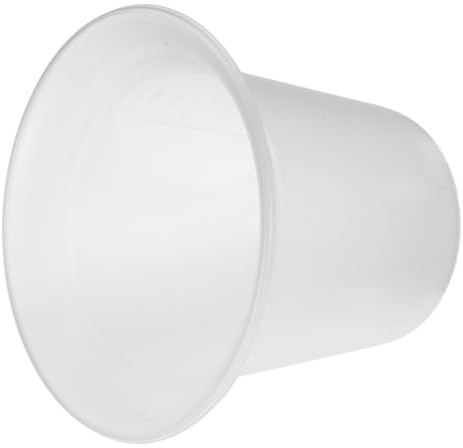 INOOMP Portable Plastic Bedpan with Measurement Scale and Frosted Design, Sturdy Round Bottom Urine Container for Adults, for Bedrooms and Wards Use