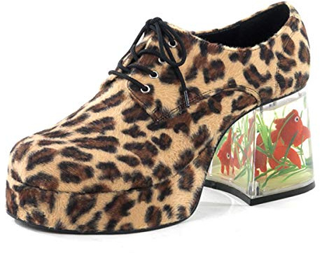 Higher Heels Funtasma 70s Disco-Plateauschuhe für Herren: Pimp-02 mit Aquarium!