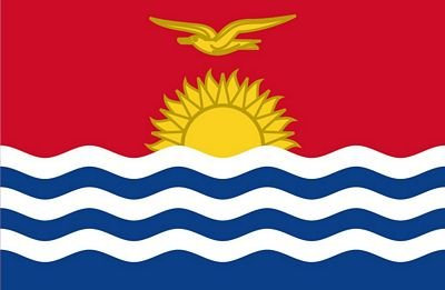 Autoaufkleber Sticker Fahne Kiribati NEU Aufkleber