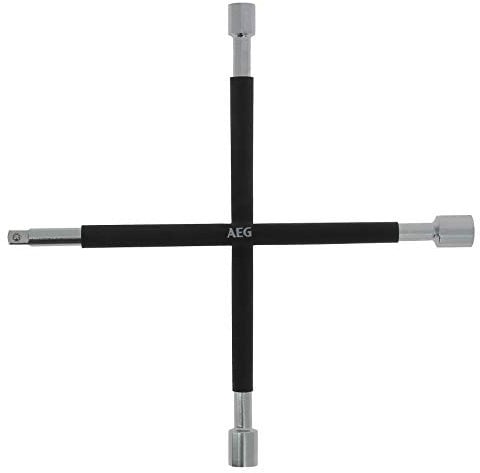 AEG 005040 Clé en Croix Renforcée, Noir
