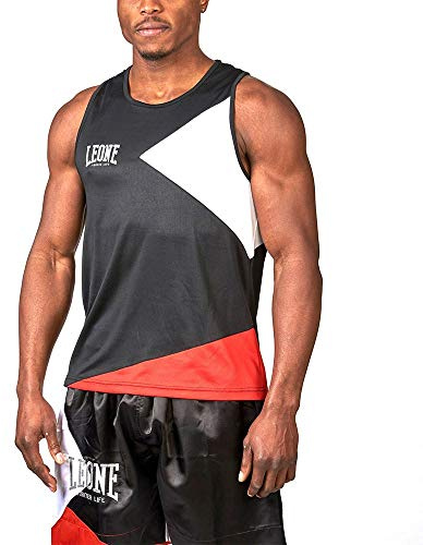 Leone 1947 Fighter Life Débardeur de Boxe pour Homme XL Noir
