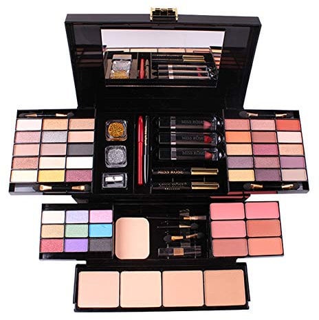 PhantomSky 39 Colours All-in-One Makeup Set, Eyeshadow Palette Makeup Palette Makeup Kit Travel Carry Box Gift Set Makeup Vanity Case Contain Eyeshadow Lip Gloss - for Girls, Teenagers and Women