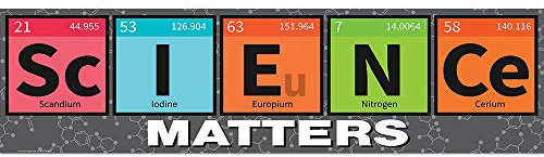 Eureka Science Matters, Periodensystem Tischdekoration, 114,3 x 30,5 cm