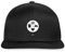 Spreadshirt Bayern Bier Brezeln Berge Liebe Snapback Cap, One Size, Schwarz/Schwarz