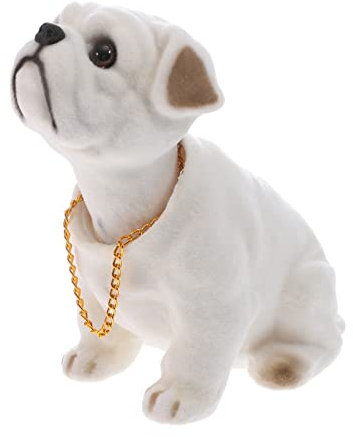 Wakauto Wackelkopf-Puppen, Schüttelkopf, Hund, Desktop-Ornament, für Zuhause, Geschäft, Auto, Armaturenbrett, Dekoration