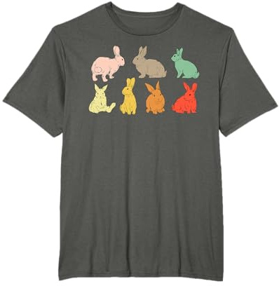 Retro Osterhase Hase Kaninchen T-Shirt