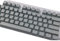 Pudding Keycaps - Double Shot PBT Keycap Set für mechanische Tastaturen, Full 104 Tasten Set, OEM Profil, Standard-Layout Grau