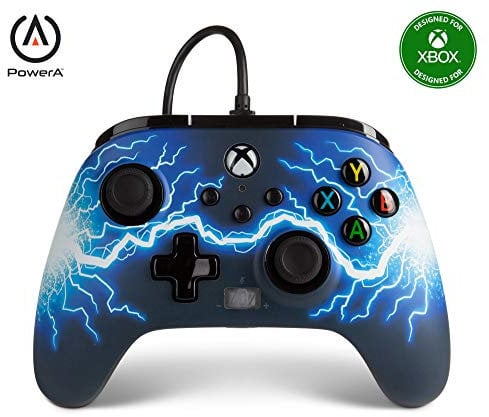 Controller cablato avanzato PowerA per Xbox Series X|S - Fulmine