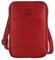Sattlers & Co. Umhängetasche Esplendor | Umhängetasche für Damen und Herren | Handytasche aus echtem Leder | passend für gängige Modelle (red)