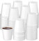 BUOKKON 100 Pack 3oz White Paper Cups for Bathroom, Disposable Mouthwash Paper Cups for Hot and Cold Drinks, Party Supplies, Picnics, Travel, Office