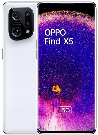 Smartphone Oppo Find X5 6,5 5G Double SIM 256 Go Blanc