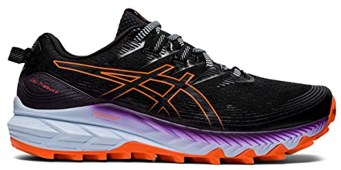 ASICS Damen Gel-Trabuco 10 Laufschuhe, Schwarz/Nova Orange, 38 EU