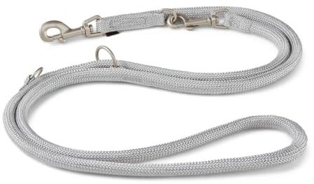 WOLTERS Führleine K2 versch. Größen und Farben, Größe:200 cm x 9 mm, Farbe:Silber