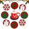8 Stück Weihnachten Filzuntersetzer, Filz Untersetzer Wintermotiv, Weihnachtsuntersetzer, Filz Hirsch Filzuntersetzer, Schneemann-Untersetzer, Schneeflocken-Untersetzer, Tassenuntersetzer
