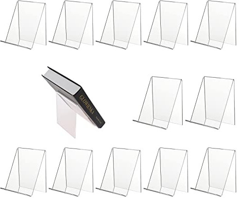 Acryl-Buchständer transparent,Display Staffelei Ständer ,Präsentation von Bilderalben,zur Präsentation von Bilderalben, Büchern, Notenblättern, Notizbüchern, Kunstwerken, CDs, etc. (12)