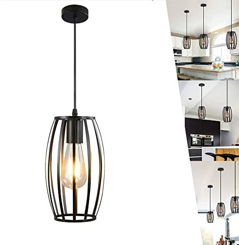 Chao Zan Hängeleuchte Schwarz Quadrat Form Pendelleuchte Hängelampe Modern Hängelampe Metall Kreative Modern Kronleuchter Eisen für Küche Esszimmer Schlafzimmer Wohnzimmer Deckenleuchte, Dreieck (C)