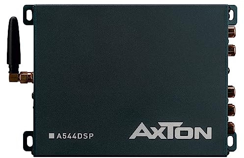 AXTON A544DSP: 4-Kanal Verstärker mit 10 DSP-Kanälen, optischer Eingang, Endstufe verlinkbar, ausgestattet mit Handy App-Steuerung, Bluetooth Audiostreaming, Hi-Res Audio optional