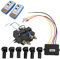 Noire Enduite de Poudre de Relais de Treuil électrique Professionnel 12V 250A pour ATV UTV