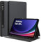 EasyAcc Hülle Book Cover für 12.4 Zoll Samsung Galaxy Tab S10+, Galaxy Tab S9 FE+/ S9 Plus mit S Pen Halter - Dünn Folio Ständer Tablet Schutzhülle, Multi-Winkel Betrachtung, Schwarz