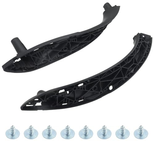 Hoypeyfiy 2Pcs 51417279311 Front Interior Door Pull Handle Trim Left and Right Car Pull Handle Black Inner Trim Doors Replacement for BMW 3 Series 4 Series F30 F80 F31 F34 F35 F32 F82 F33 F36