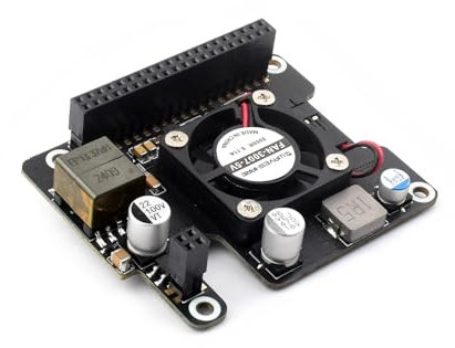 IBest POE HAT for Raspberry Pi 5, Power Over Ethernet HAT(F) Expansion Board with Metal Heatsink,IEEE 802.3af/at-Compliant, High Power, Onboard Cooling Fan