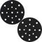 Shineboc Professional 2 pcs Pad Savers 17 Holes for Sander Replacement Cushion Pad Impact-Resistant Noise Reduction Protection Polisher for Hook & Loop Random Orbital (150mm)