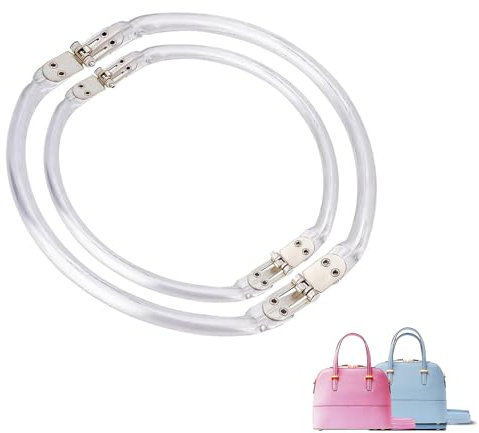 Exsbtay 2 Piezas Cierres para Bolsos, Mango de Marco de Monedero, Cierre de Beso Interior, Cierre de Bloqueo para Hacer monederos, Fabricación de Bolsos