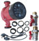 PAG Turbo GmbH - Hocheffizienzpumpe Heizungspumpe Umwälzpumpe 25-40/180, 25-60/180, 25-60/130, 25-80/180, 32-80/180 (EHI 250-60/180 + 2x 1 Ventile)