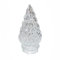Fiamma in Vetro Trasparente per Lampade Votive da Cimitero, Altezza 12 cm, Diametro Innesto 5 cm