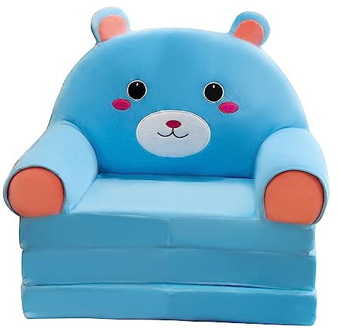 Masyrt Kindersofabezug für Mädchen und Jungen, 2 in 1 weicher, ausklappbarer Sofabezug, Kinderstühle zum Umwandeln von Sofa in Liege für Spielzimmer, Schlafzimmermöbel