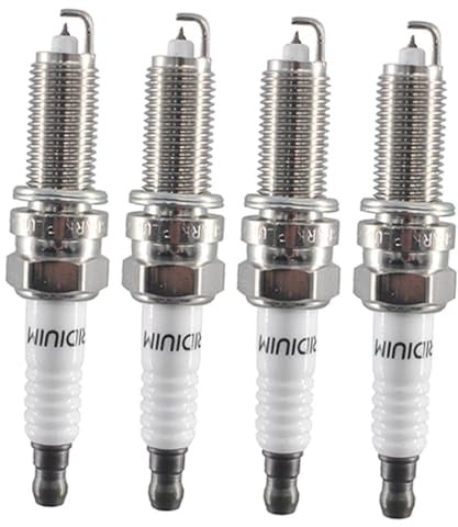 PEIUOK Spark Plug Set 4 PCS Sparkplug Iridium Compatible with PEUGEOT CITROËN BMW MERCEDES-BENZ VAUXHALL HONDA HYUNDAI KIA MINI SUZUKI 1.2 1.6 1613401580 596092 18851-11070