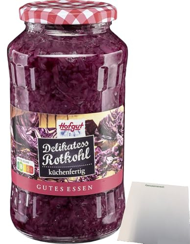 usy Bundle für Hofgut Delikatess Rotkohl (720ml Glas) + usy Block