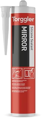 Torggler Mirror Bianco 9016 290ml, adesivo siliconico neutro per incollagio di specchi