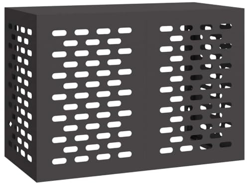Lumanois Funda para Aire Acondicionado Negro 100 x 50 x 70 cm Acero-865897