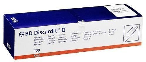 5ML BD DISCARDIT SYRINGE 309050 BX100
