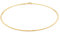 COZMOS Feine Halsreif Omegakette Collier Halskette Silberkette Kette 925 Silber Sterling 18K Goldkette Gold Kette vergoldet 2mm - 30, 35, 40, 45, 50, 55, 60cm