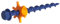 Peggy Peg Picchetti a vite Peg&Stop Small da 16 cm con dado di bloccaggio – 6 picchetti per tutte le piastre di ancoraggio – per 85% di tutti i pavimenti – Piastra di ancoraggio Fix&Go 2.0 accessori
