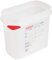 Araven GN1/9 Lebensmittelbehälter 1,5L, Sie erhalten 1 Packung, Packungsinhalt: 4 Stück