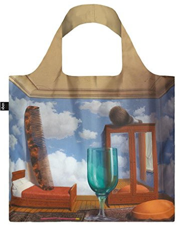 REN... MAGRITTE, Personal Values. Bag: LOQI BAG: Ich wiege 55 g. Ich kann 20 kg tragen. Ich bin wasserabweisend und waschbar. OEKO-TEX® zertifiziert und aus Polyester.
