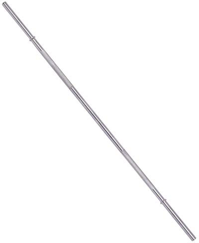 Sporzon! 1IN6FT Olympische Gewichtheben Hantelstange, 700 lb Kapazität, Silber, Eine Größe