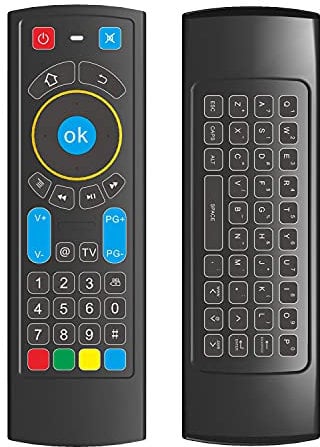 ZUMKUNM Replacement Remote Control for Amazon Fire TV Stick 4K Fire TV Stick with Keyboard and IR Programmable Keys(No MIC Function)