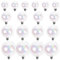 Holibanna 54 STK Weihnachtskugeln Klare Kugelornamente Befüllbarer Kugelschmuck Malerei Weihnachtsschmuck Schillerndes, Ausfüllbares Ornament Bunte Weihnachtskugel Handbuch Plastik Gefühlt