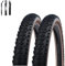 2 x Schwalbe Smart Sam Fahrradreifen Double Defense ADDIX Performance Line Schwarz/Bronze 65-622 (29x2.60) inkl. Reifenheber