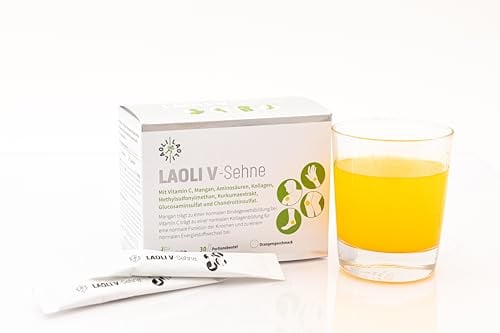 LAOLI V – Sehne, Nahrungsergänzungsmittel für Sehnen, mit Vitamin C, Mangan und Kollagen, 30 Portionen